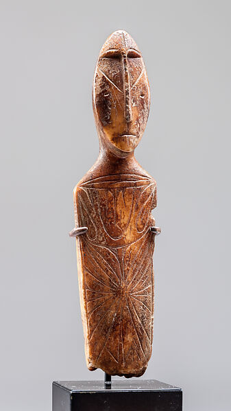 Female Figure, Unrecorded Okvik Artist (Native American), Walrus ivory, Okvik 