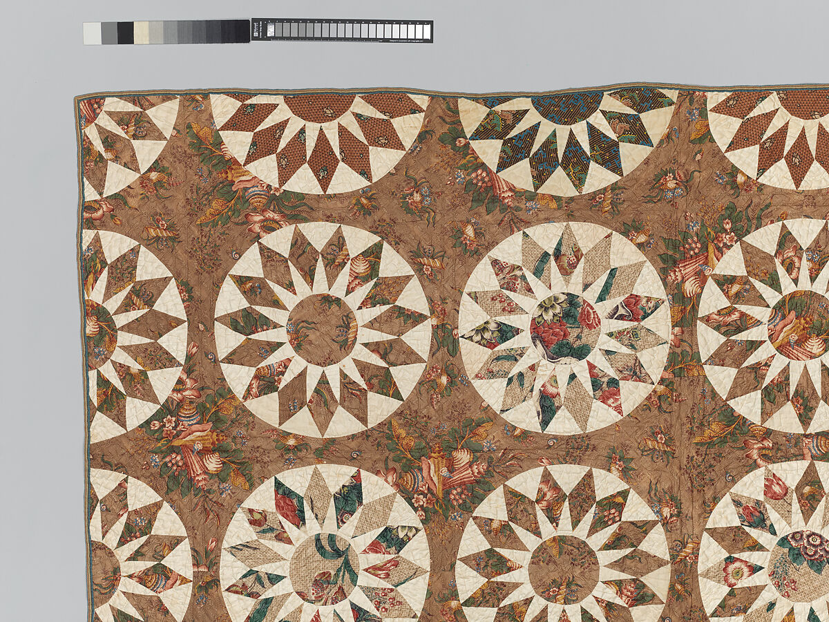 Sunburst Quilt, Artist Unknown  , American, Cotton, American