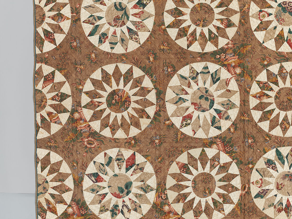 Sunburst Quilt, Artist Unknown  , American, Cotton, American