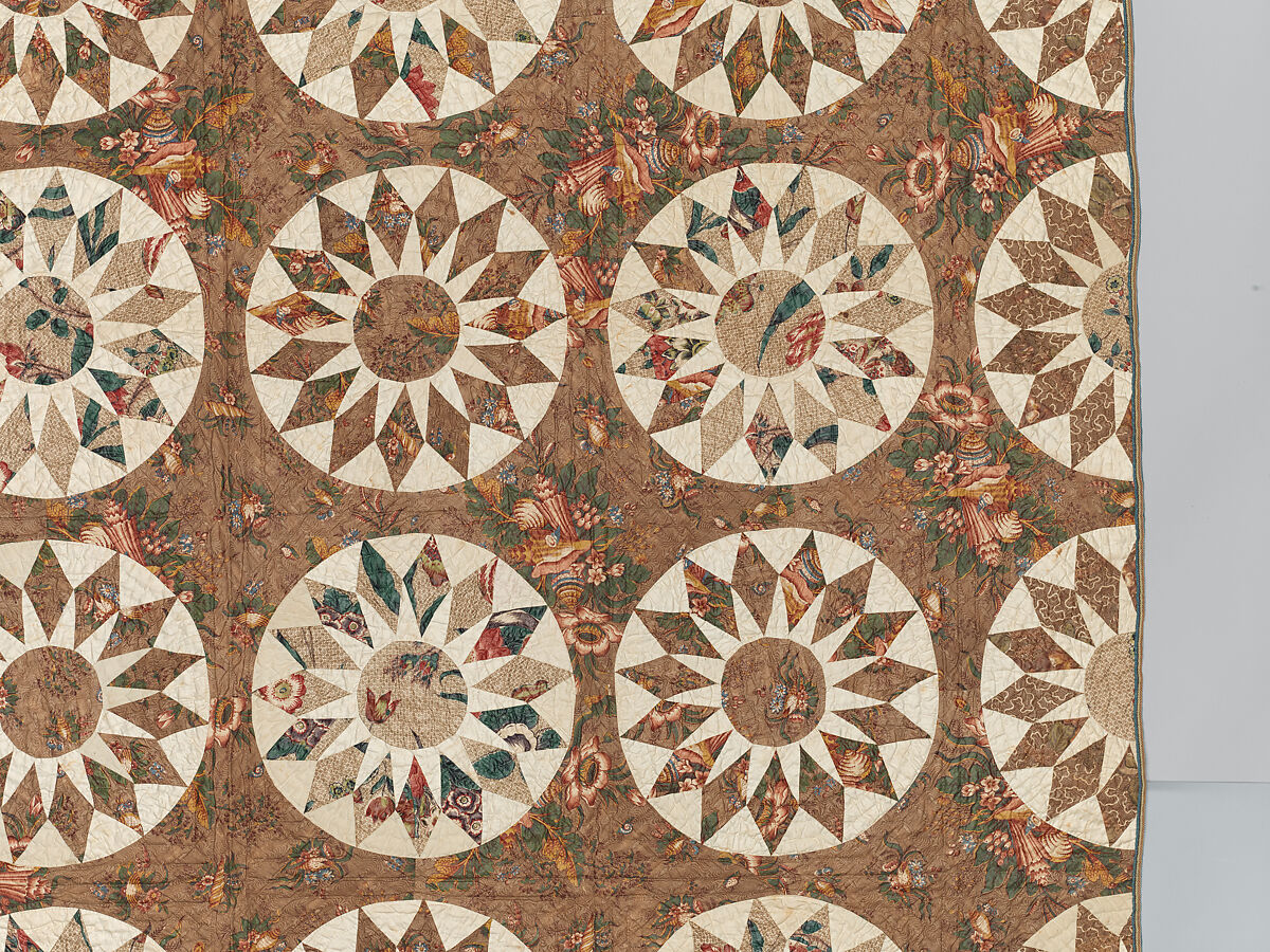 Sunburst Quilt, Artist Unknown  , American, Cotton, American