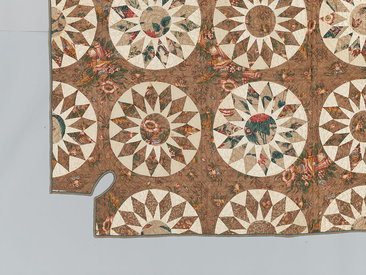 Sunburst Quilt, Artist Unknown  , American, Cotton, American