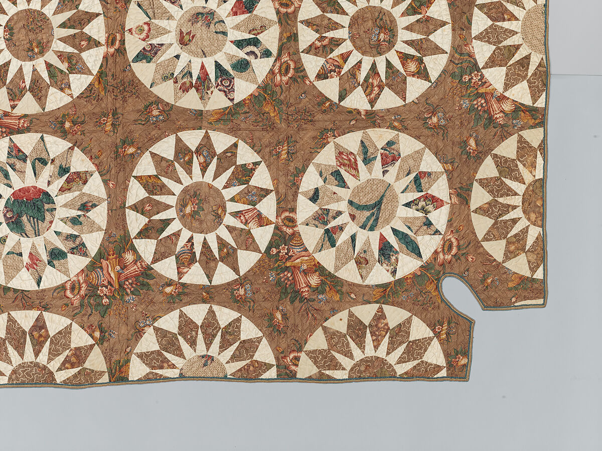 Sunburst Quilt, Artist Unknown  , American, Cotton, American