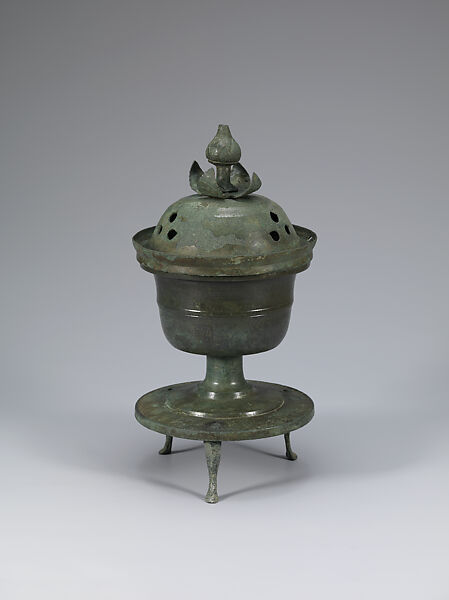 Incense burner, Bronze, Korea 