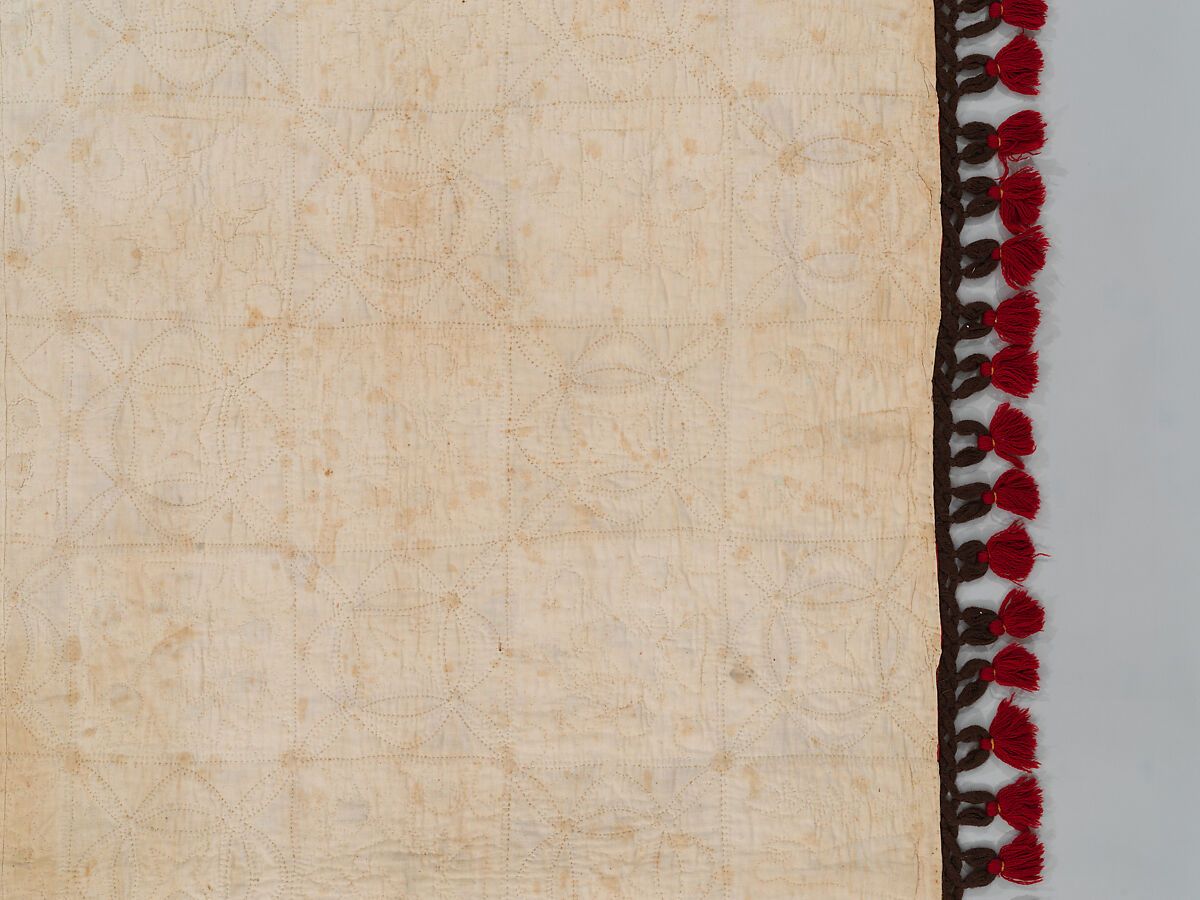 Pictorial Quilt, Euphemia Kichlein (American, Bucks County, Pennsylvania 1818–1885), Cotton, wool and silk, American