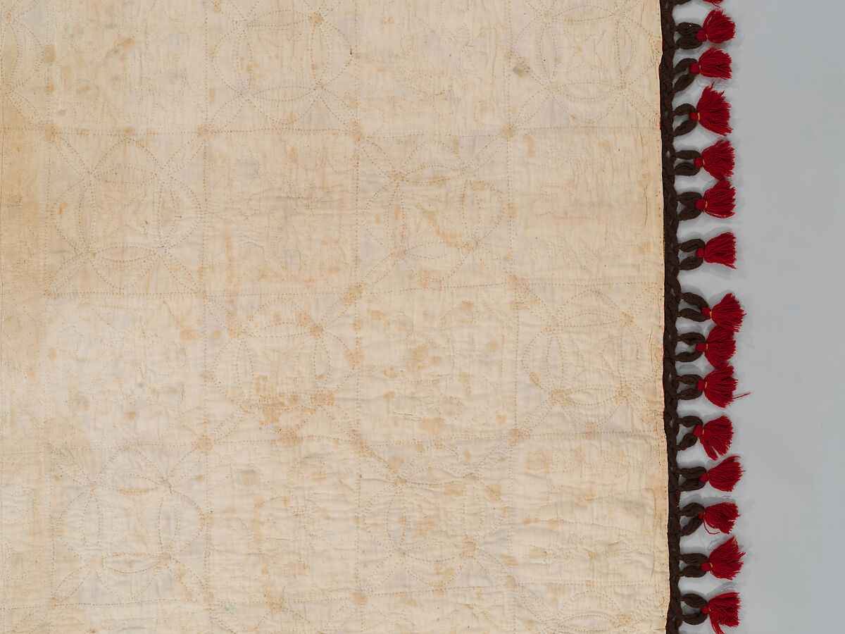 Pictorial Quilt, Euphemia Kichlein (American, Bucks County, Pennsylvania 1818–1885), Cotton, wool and silk, American