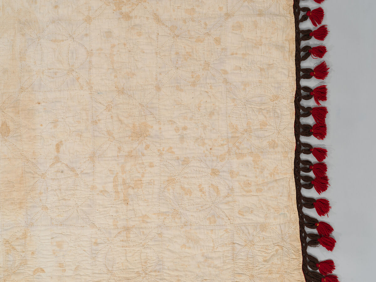 Pictorial Quilt, Euphemia Kichlein (American, Bucks County, Pennsylvania 1818–1885), Cotton, wool and silk, American