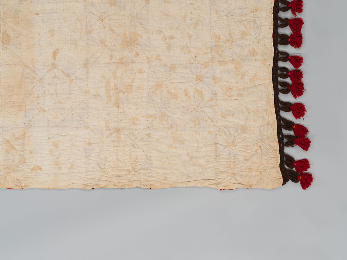 Pictorial Quilt, Euphemia Kichlein (American, Bucks County, Pennsylvania 1818–1885), Cotton, wool and silk, American