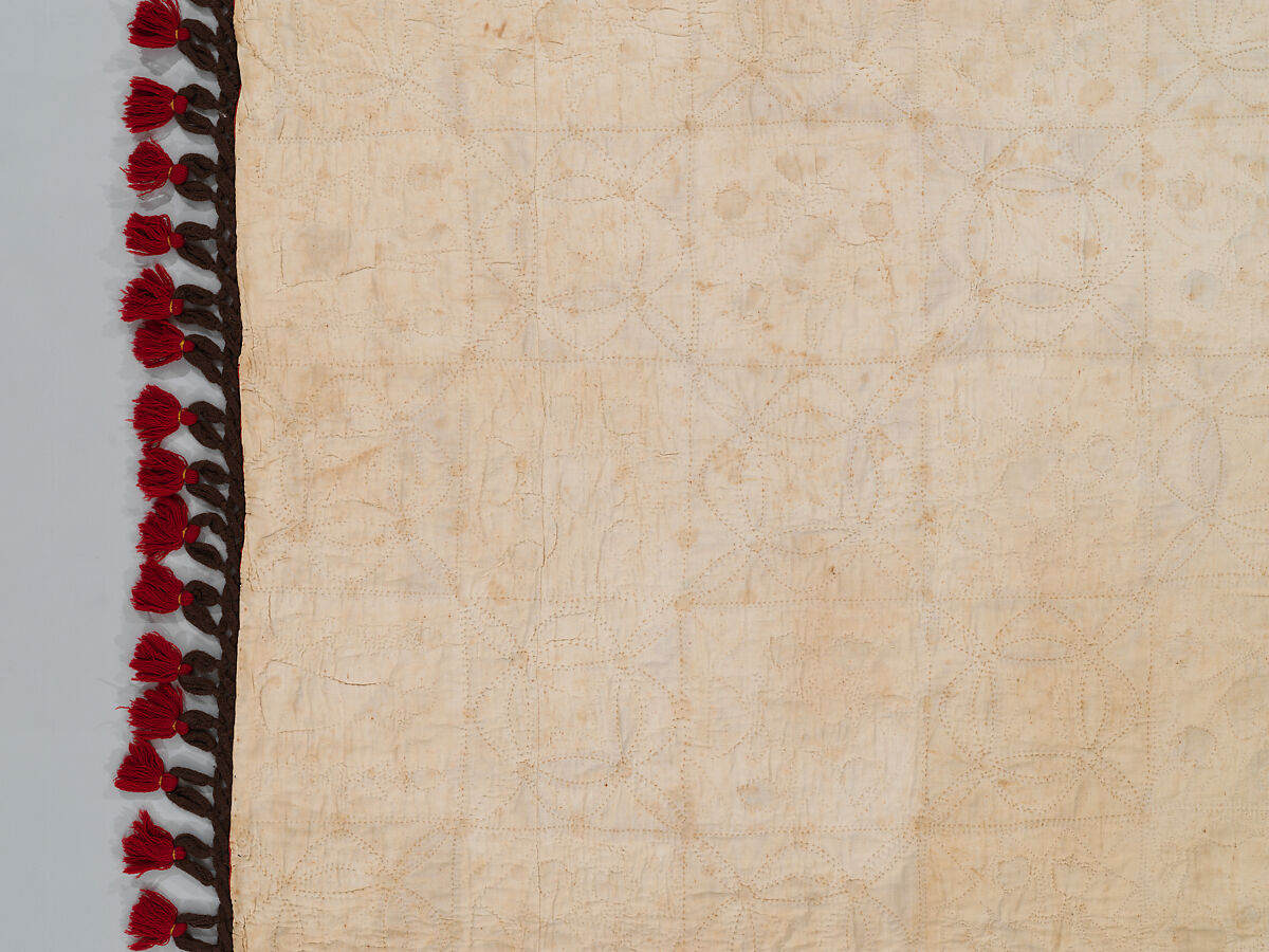 Pictorial Quilt, Euphemia Kichlein (American, Bucks County, Pennsylvania 1818–1885), Cotton, wool and silk, American