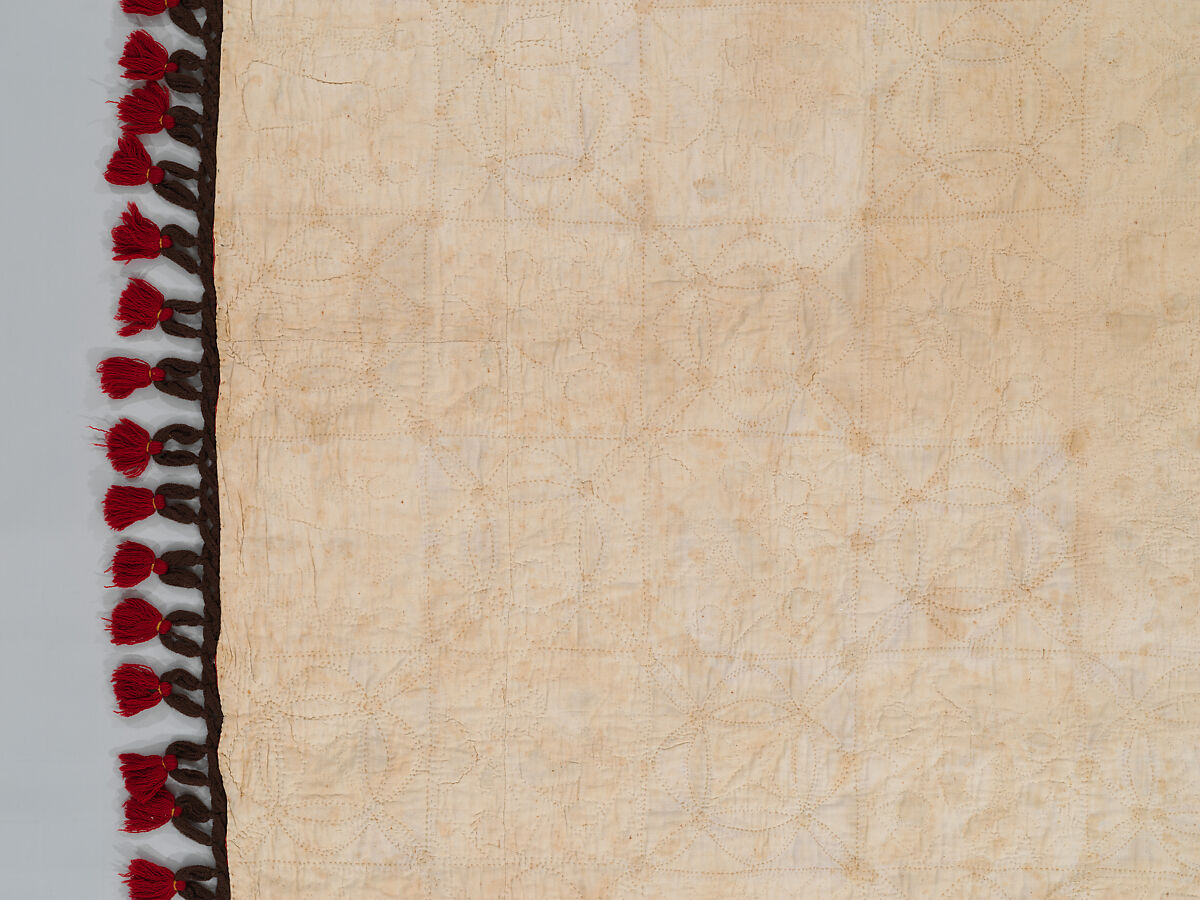 Pictorial Quilt, Euphemia Kichlein (American, Bucks County, Pennsylvania 1818–1885), Cotton, wool and silk, American