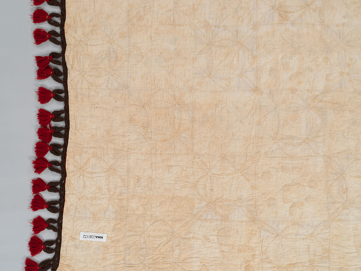 Pictorial Quilt, Euphemia Kichlein (American, Bucks County, Pennsylvania 1818–1885), Cotton, wool and silk, American