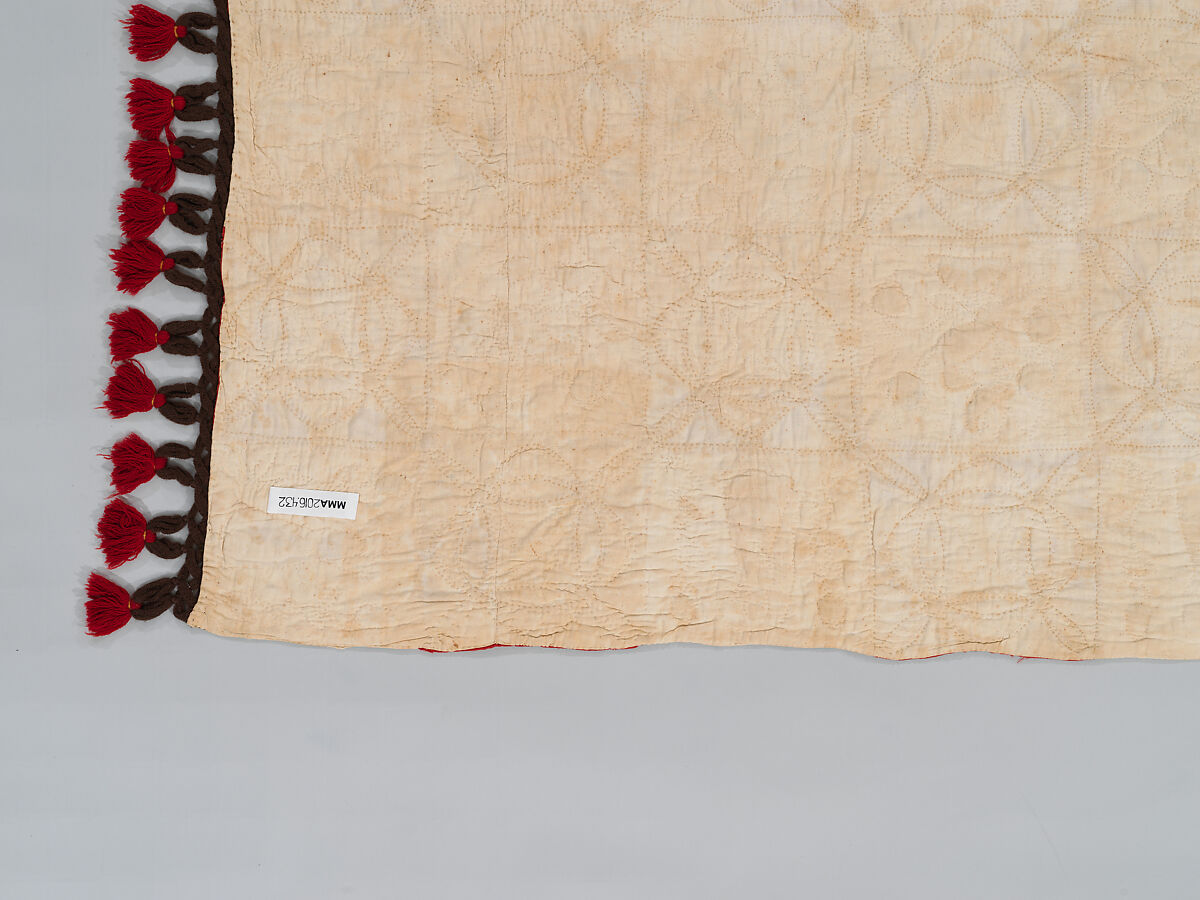 Pictorial Quilt, Euphemia Kichlein (American, Bucks County, Pennsylvania 1818–1885), Cotton, wool and silk, American