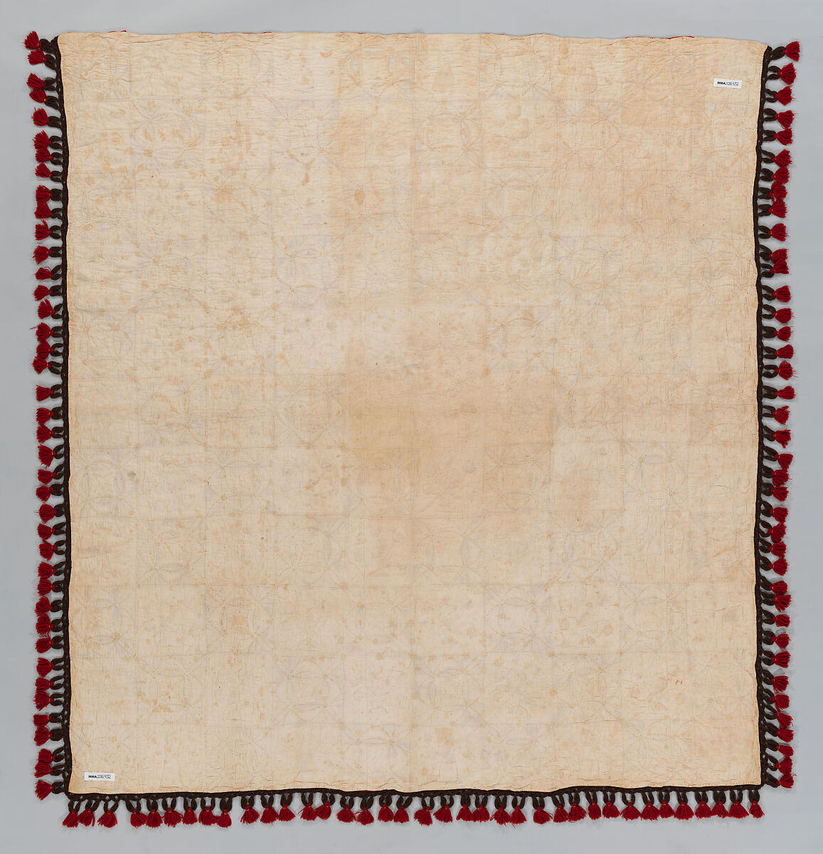 Pictorial Quilt, Euphemia Kichlein (American, Bucks County, Pennsylvania 1818–1885), Cotton, wool and silk, American