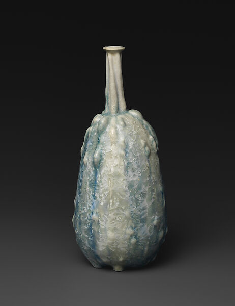 Gourd-shaped vase, Taxile Doat  French, Porcelain, American