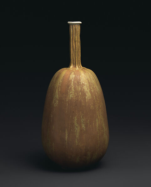 Gourd-shaped vase, Designed by Taxile Doat (1851–1938), Porcelain, American 