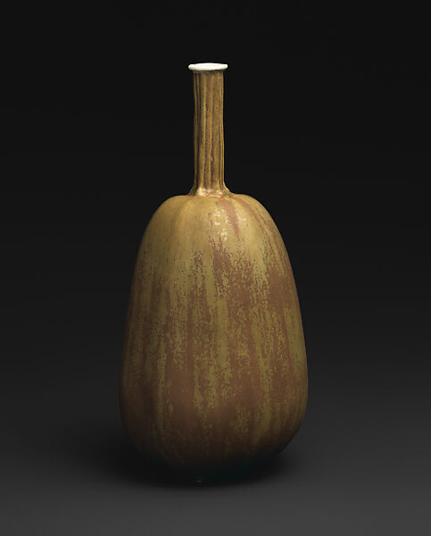Gourd-shaped vase, Designed by Taxile Doat (1851–1938), Porcelain, American