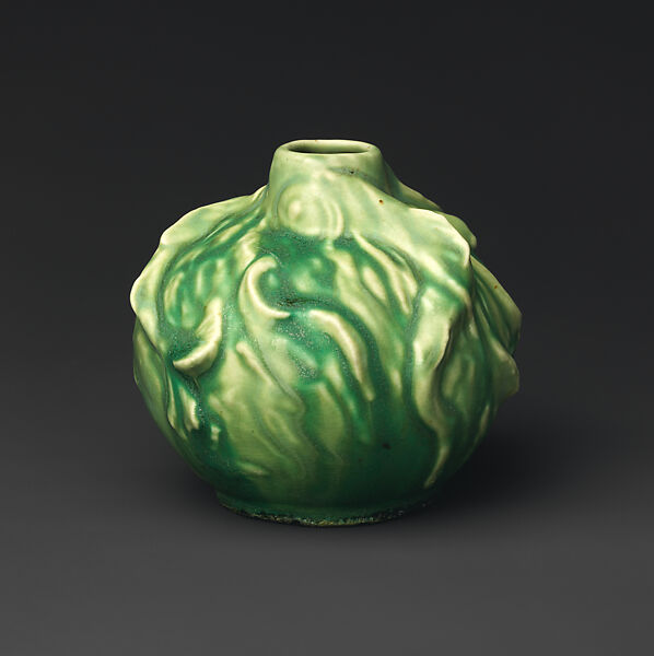 Vase, Clifton Art Pottery (1905–11), Earthenware, American 