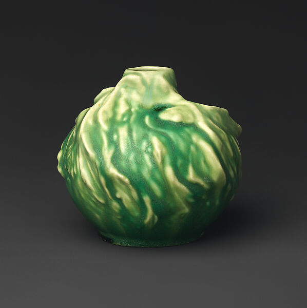 Vase, Clifton Art Pottery (1905–11), Earthenware, American