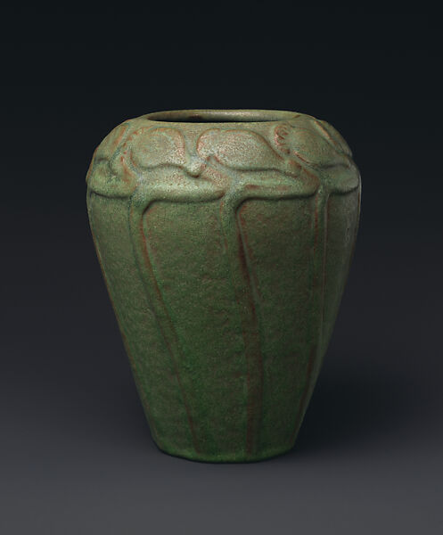 Vase, Van Briggle Pottery Company (1901–present), Stoneware, American 