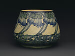 Vase with bellflowers, Esther Huger Elliot  American, Earthenware, American