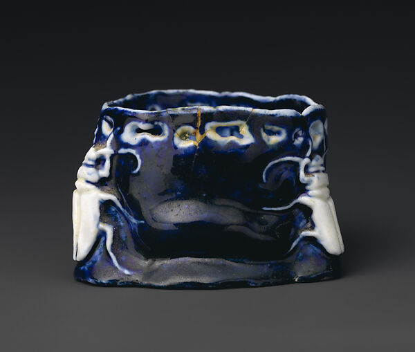 Cup with beetles, Adelaide Alsop Robineau (American, Middletown, Connecticut, 1865–1929 Syracuse, New York), Porcelain, American