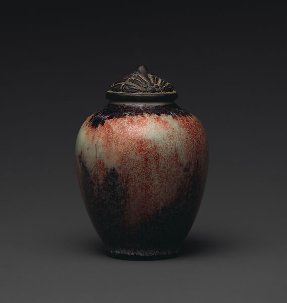 Covered jar, Adelaide Alsop Robineau (American, Middletown, Connecticut, 1865–1929 Syracuse, New York), Porcelain, American 