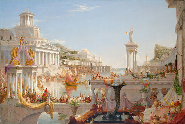 The Course of Empire: The Consummation of Empire, Thomas Cole (American, Lancashire 1801–1848 Catskill, New York), Oil on canvas, American 