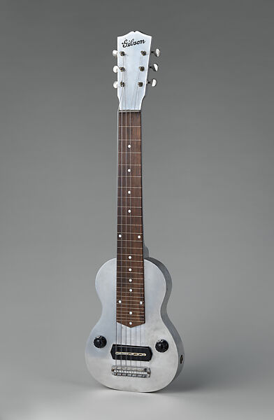 Lap Steel Electric Guitar, Gibson (American, founded Kalamazoo, Michigan 1902), Cast aluminum, Bakelite, plastic, American 