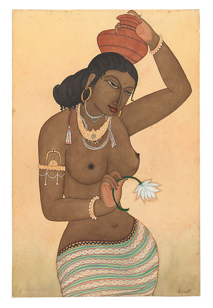 Sujata, Y. G. Srimati (Indian, 1926–2007), Watercolor on paper, India (Chennai) 