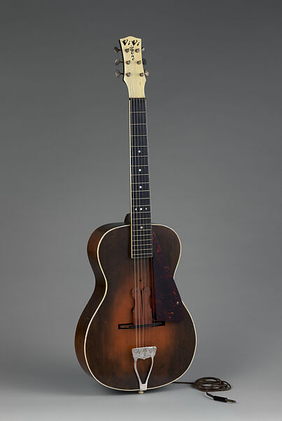 Acoustic-Electric Guitar, Vivi-Tone (American), Spruce, maple, mahogany, ebony, American 