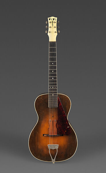 Acoustic-Electric Guitar, Vivi-Tone (American), Spruce, maple, mahogany, ebony, American