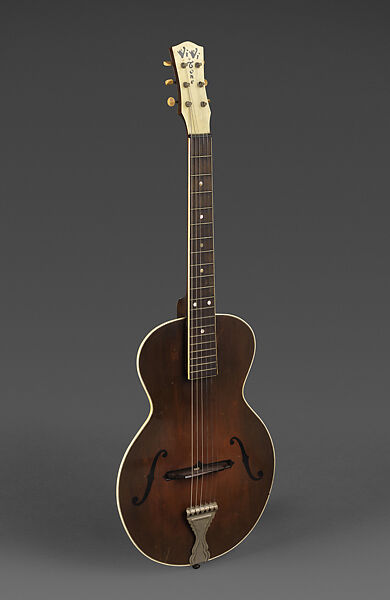 Acoustic-Electric Guitar, Vivi-Tone (American), Spruce, maple, mahogany, ebony, American