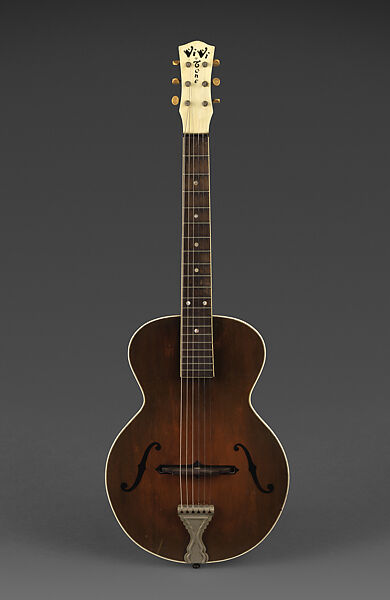 Acoustic-Electric Guitar, Vivi-Tone (American), Spruce, maple, mahogany, ebony, American