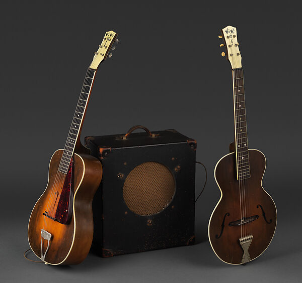 Acoustic-Electric Guitar, Vivi-Tone (American), Spruce, maple, mahogany, ebony, American