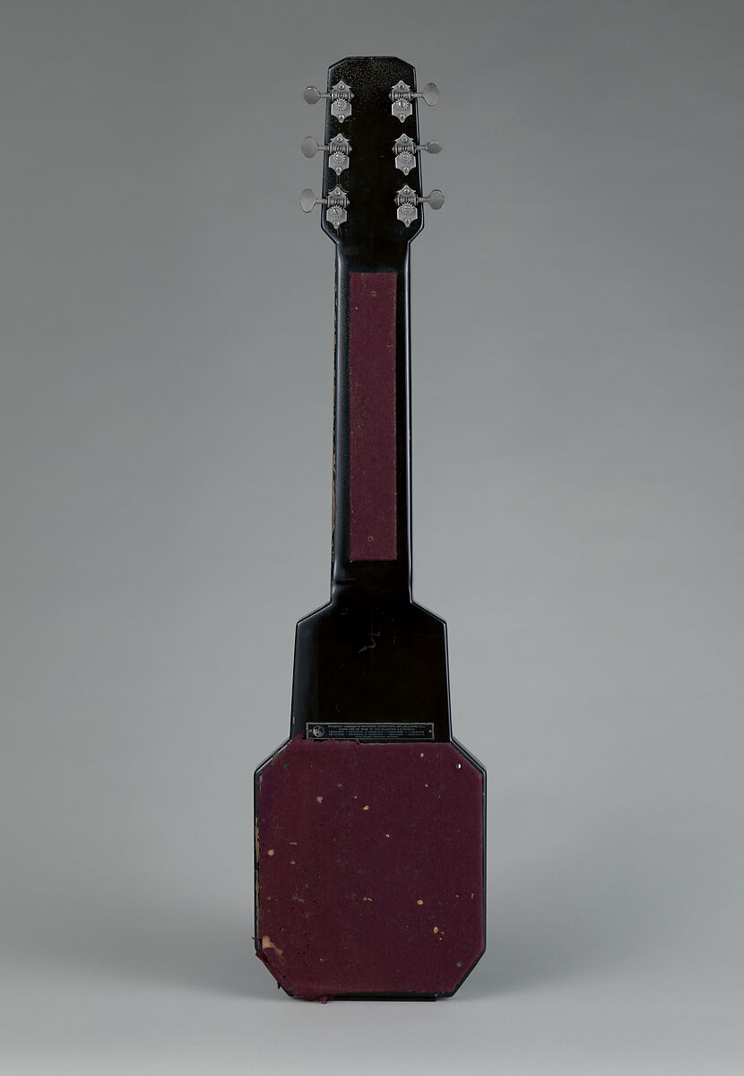 Electar Lap Steel Electric Guitar, Epiphone (American), Maple, etched metal, rosewood, chrome, American