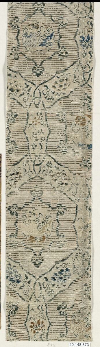 Piece, Silk / Compound weave, China