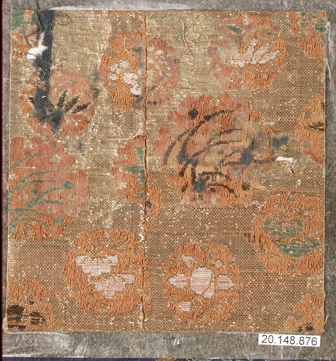 Piece, Silk / Compound weave, China