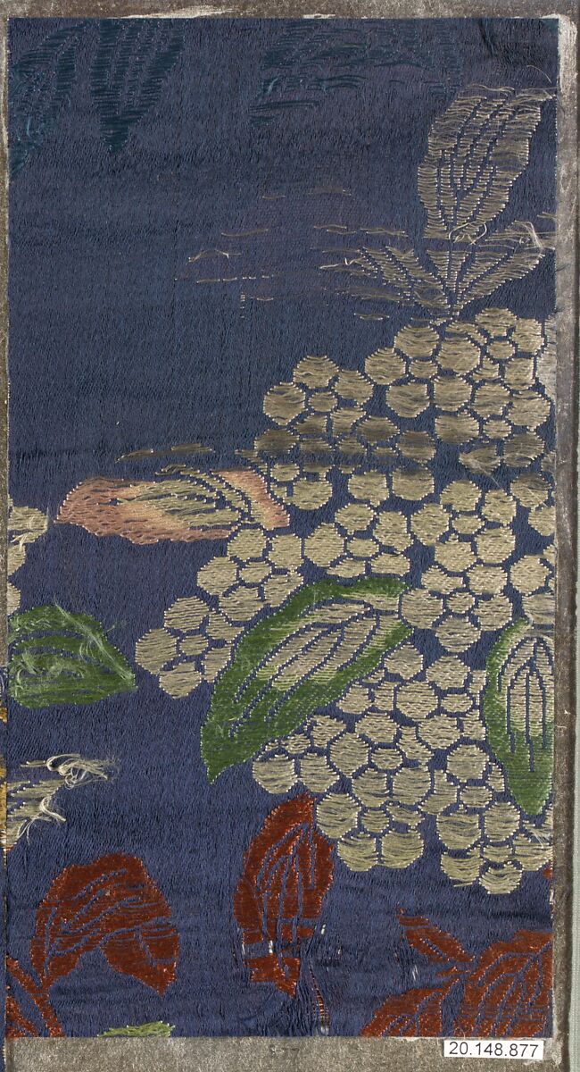 Piece, Silk / Compound weave, China