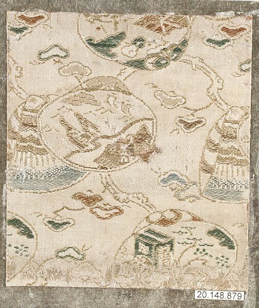 Piece, Silk / Compound weave, China or Japan