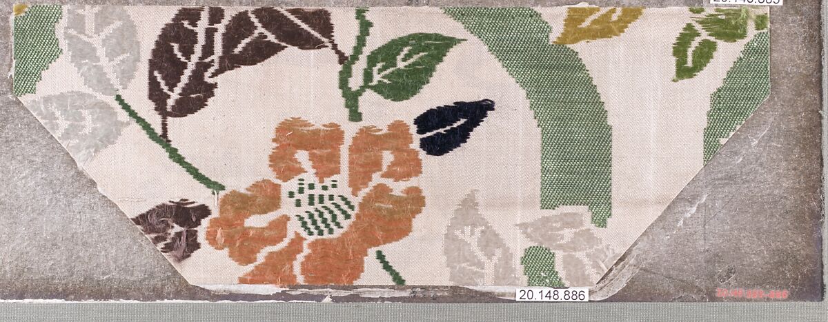 Piece, Silk / Compound weave, China