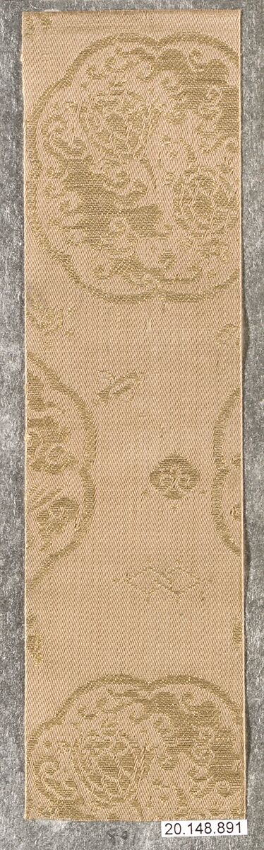 Piece, Silk / Compound weave, China