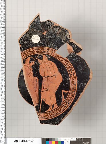 Terracotta fragment of a kylix (drinking cup)