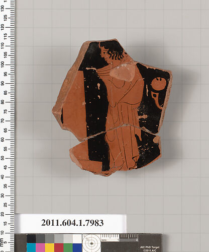 Terracotta fragment of a kylix (drinking cup)