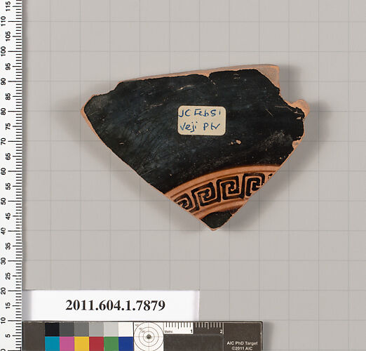 Terracotta fragment of a kylix (drinking cup)