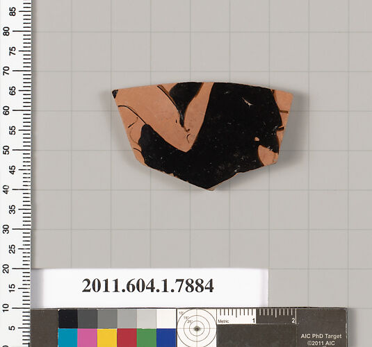 Terracotta fragment of a kylix (drinking cup)