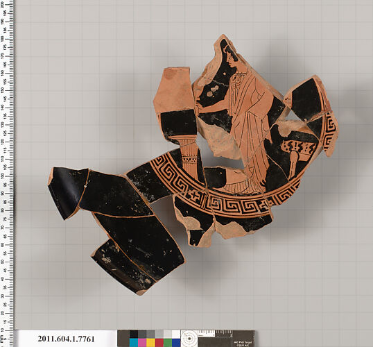 Terracotta fragment of a kylix (drinking cup)