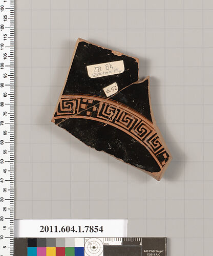 Terracotta fragment of a kylix (drinking cup)