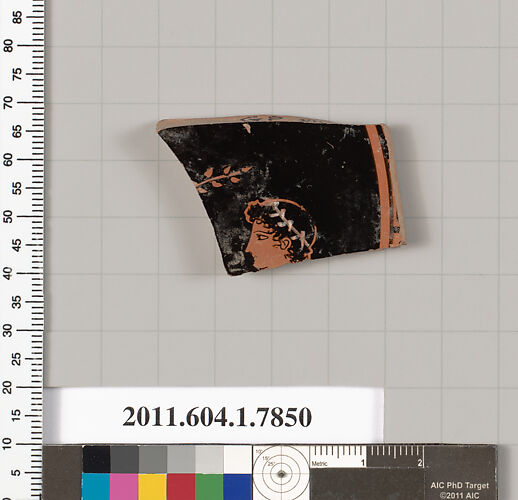 Terracotta fragment of a kylix (drinking cup)