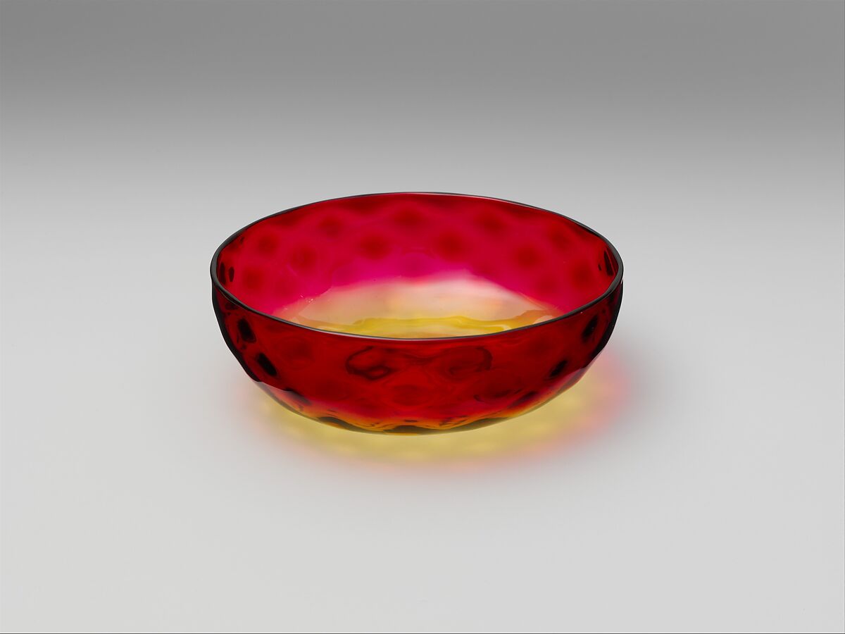 Sauce Dish, Probably New England Glass Company (American, East Cambridge, Massachusetts, 1818–1888), Blown glass, American 