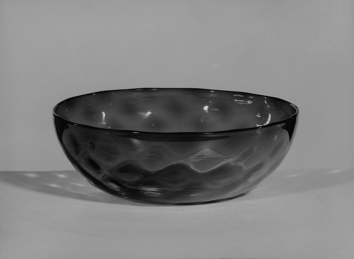 Sauce Dish, Probably New England Glass Company (American, East Cambridge, Massachusetts, 1818–1888), Blown glass, American 