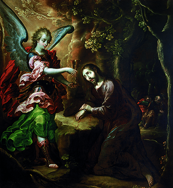 The Agony in the Garden, Cristobal de Villalpando (Mexican, ca. 1649–1714), Oil on canvas, Mexican 